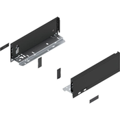 BLUM LEGRABOX pure stranica predala, višina M, ND 270, karbon črna, mat