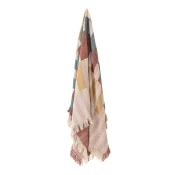 Rjava odeja iz recikliranega bombaža 130x160 cm Lane – Bloomingville