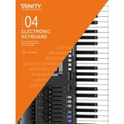 Trinity College London Electronic Keyboard Exam Pieces & Technical Work 2019-2022: Grade 4