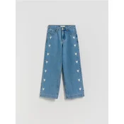 Reserved - Wide leg farmerke s vezom
