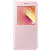 SAMSUNG original torbica S-view EF-CA520PPE SAMSUNG Galaxy A5 2017 roza