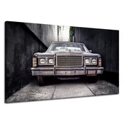 shumee Platno s tiskom starodobnega retro avtomobila 120x70 cm