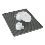 Siva gumijasta odcejalna podloga 40x30 cm Maxi – Wenko