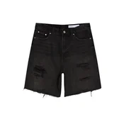 Bershka Kavbojke črna