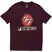 Foo Fighters Albums Symbols (Back Print) Maroon Red XL Majica