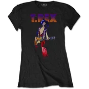 T. Rex Rockin Black L Ženske Majica