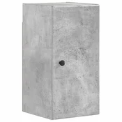 vidaXL Kopalna stenska omarica BREDA Betonsko siva 30 x 31 x 59 cm