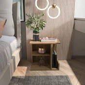 Hanah Home Nocni stocic Karamira, 45x45x35 cm, Braon