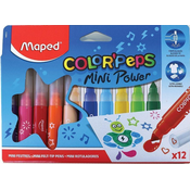 Maped Maped fiber pisalo COLOR, PEPS Mini Power, kartonska škatla 12, (21656022)