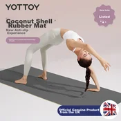 Yottoy Prostirka za jogu, 183x68cm, Siva