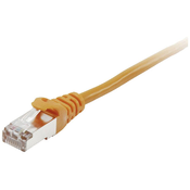 EQUIP Equip 605572 RJ45 omrežni kabel\, Patch kabel cat 6 S/FTP 3.00 m oranžna pozlačeni konektorji 1 kos, (20421445)