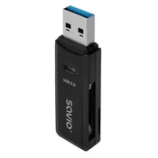 slomart Čitalnik kartic SAVIO SD, USB 3.0, AK-64