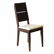 eoshop Oblazinjen jedilni stol KT173, bukev (barva lesa: rustikalna, oblazinjenje: eko usnje)