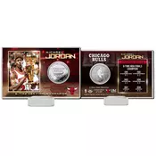 Michael Jordan 23 Chicago Bulls Silver Mint Coin Card kartica sa kovanicom