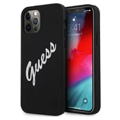 Guess GUHCP12LLSVSBW iPhone 12 Pro Max 6,7 black white hardcase Silicone Vintage (GUHCP12LLSVSBW)