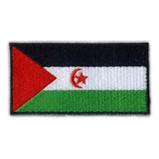 shumee Našitek zastave Zahodne Sahare - magnetna podlaga - vezen našitek/značka/emblem