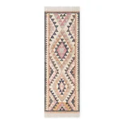 Siv ročno tkan tekač iz jute 80x200 cm Roya Parsa – Elle Decoration