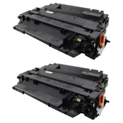 toner HP CE255XD (55X), dvojni paket, črna (black), alternativni