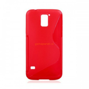 S silikonski ovitek Samsung Galaxy S5 G900 rdeč