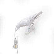 SELETTI Bird Lamp LED dekorativna stenska svetilka, leva, bela - Dizajn - Plastika
