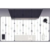 Decormat Podloga za mizo Geometric shots 90x45 cm