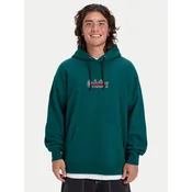 Quiksilver Jopa Double Up EQYFT05155 Temno zelena Oversize