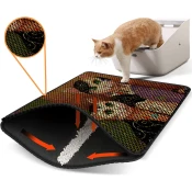 Aberto Design Prostorika za toalet za macke Nrszn0106, 45 x 60 cm, Šarena