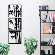 Wallity Zidna dekoracija Tuyunju, 36x110cm, Crna