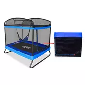 Aga Zaščitna mreža za pravokotno trampolino 122x183 cm Modra
