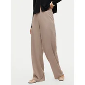 Vero Moda Hlače iz tkanine Berlin 10318454 Bež Wide Leg