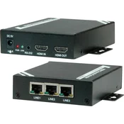 ROLINE ROLINE HDMI Extender prek TP\, Cat.5 / 6\, kaskadno\, 100 m Roline 14.01.3468 HDMI® HDMI razširitev 100 m, (20429859)