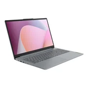 LENOVO Ideapad Slim 3, prenosnik z AMD Ryzen 5 40, 15,6 FHD zaslonom, 16 GB RAM, 512 GB, integrirano grafiko (UMA), DOS (brez operacijskega sistema), barva Arctic Grey, 3-letna garancija, brez ADP.