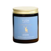 shumee Ocean - dišeča sojina sveča z morsko noto - yush - 180 ml
