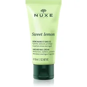 Nuxe Sweet Lemon Hand And Nail Cream negovalna krema za roke in nohte za ženske