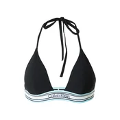 Calvin Klein Swimwear Bikini zgornji del  svetlo modra / temno modra / črna / bela
