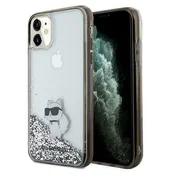 Karl Lagerfeld KARL LAGERFELD ovitek za IPHONE 11 KLHCN61LKCNSK (Liquid Glitter C), prozoren