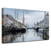 shumee Platno s sliko Arhitektura Kobenhavn 80x50 cm Danska Evropa Prestolnica