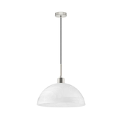 Lestenec na vrvici 1xE27/60W/230V bela