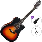 Takamine GD30CE-12 Standard SET Brown Sunburst 12 žicana elektroakusticna gitara