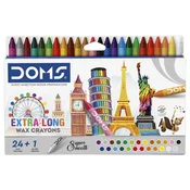 DOMS Extra-Long Voščenke Wax Crayons Mešajte 25 Kosov