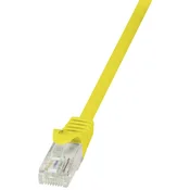 LogiLink RJ45 mrežni kabel CAT 5e U/UTP [1x RJ45 utikač - 1x RJ45 utikač] 7.50 m žuti zaštićeni Log