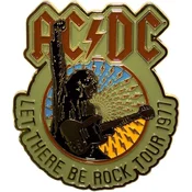 AC/DC Let There Be Rock Tour 77 Odznak 60 mm