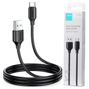 Joyroom Joyroom Long-Lasting Series A9 kabel USB-A / USB-C 3A, 1m - Črna