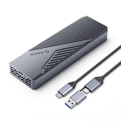slomart Ohišje za disk Orico CNM2-G20 M.2 NVME USB-C 3.2 20Gb/s - sivo