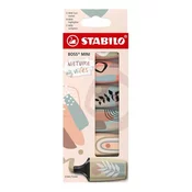Svetlomer STABILO BOSS MINI Naturevibes - komplet 6 kosov
