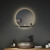 Paulmann Miro LED stensko ogledalo CCT O50cm Backlight - Kopalnica - Sodobni - Kovina