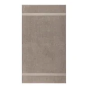 Ralph Lauren Velika bombažna brisača DULANEY Fog 100 x 183 cm