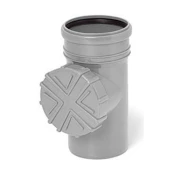 shumee Čistilec odtokov s cedilom za odtočno cev 110 mm, siv