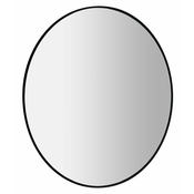 Ogledalo SHARON z osvetlitvijo ozadja LED, O 80 cm, mat črno - 13