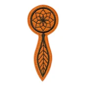 shumee Majhen lovilec sanj Patchion - oranžen - magnetna podlaga - vezen našitek/značka/emblem
